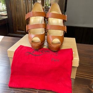 Christian Louboutin Bikiki calfskin MaryJane’s 37